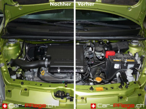 Autoaufbereitung, Motorreinigung