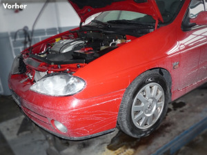 Cabriodachpflege (Vorher)