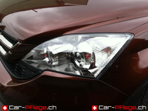 Scheinwerfer Politur